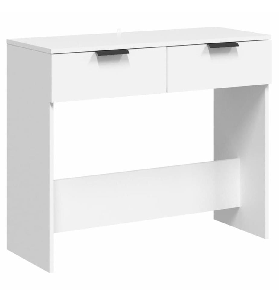 Konsolentisch Weiss 90x36x75 cm Holzwerkstoff