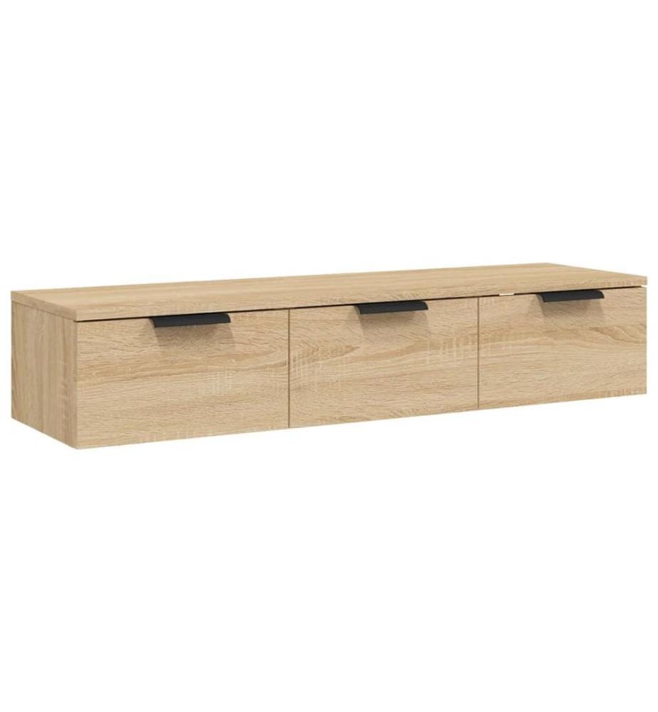 Wandschrank Sonoma-Eiche 102x30x20 cm Holzwerkstoff
