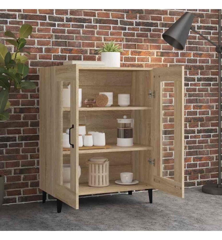Sideboard Sonoma-Eiche 69,5x34x90 cm Holzwerkstoff