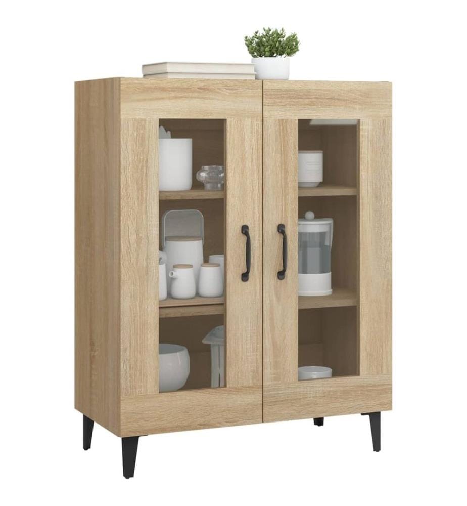 Sideboard Sonoma-Eiche 69,5x34x90 cm Holzwerkstoff