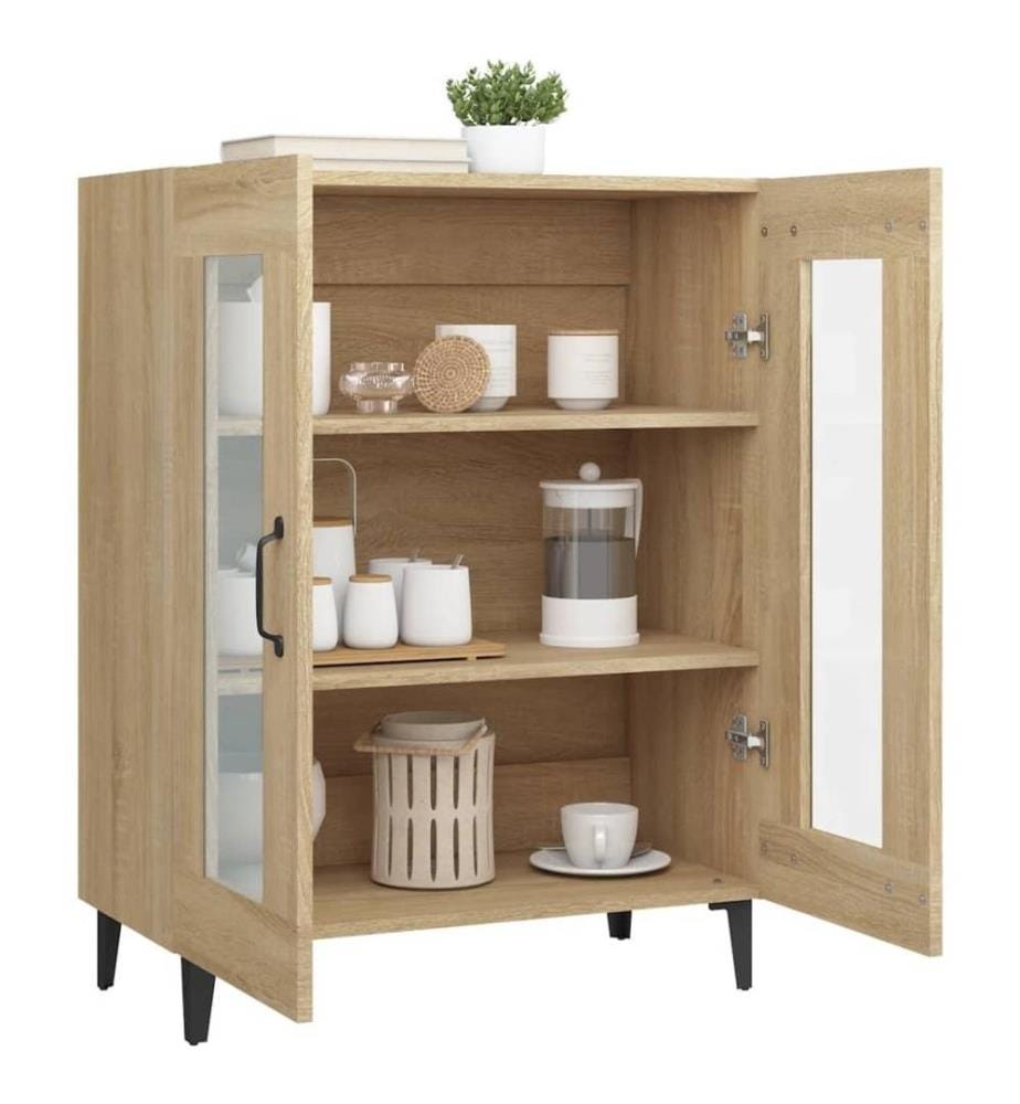 Sideboard Sonoma-Eiche 69,5x34x90 cm Holzwerkstoff