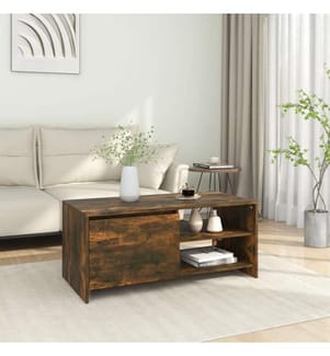 Couchtisch Räuchereiche 102x50x45 cm Holzwerkstoff