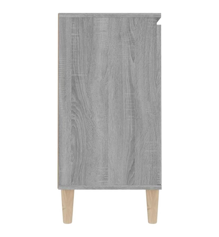 Sideboard Grau Sonoma 101x35x70 cm Holzwerkstoff