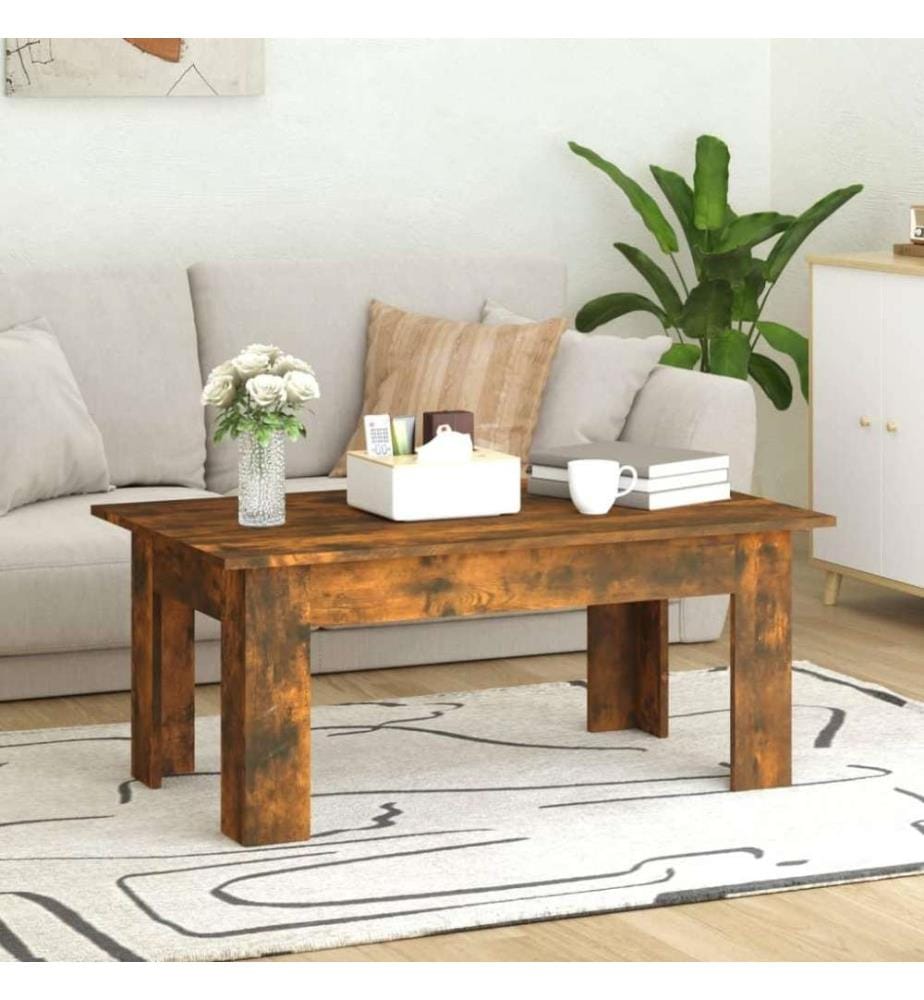 Couchtisch Räuchereiche 100x60x42 cm Holzwerkstoff