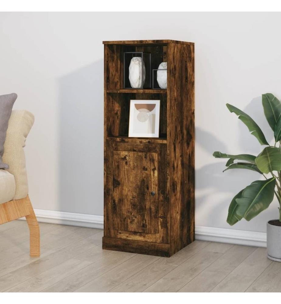 Highboard Räuchereiche 36x35,5x103,5 cm Holzwerkstoff