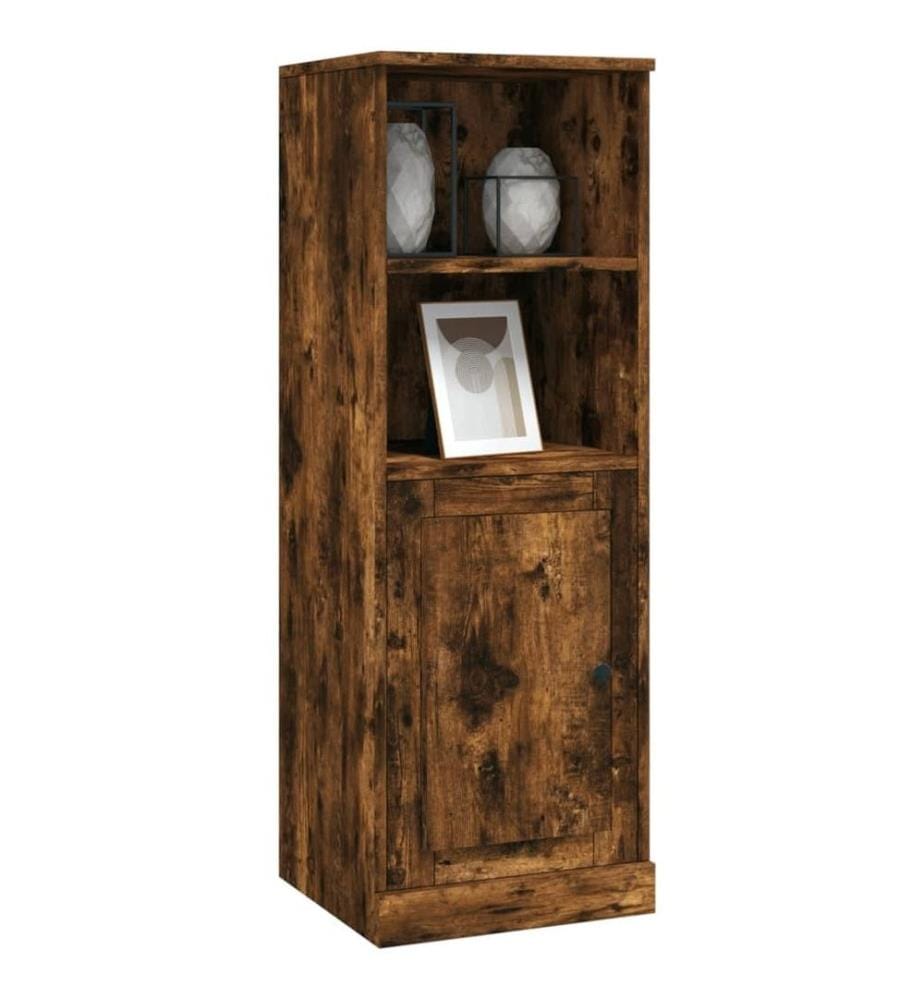 Highboard Räuchereiche 36x35,5x103,5 cm Holzwerkstoff