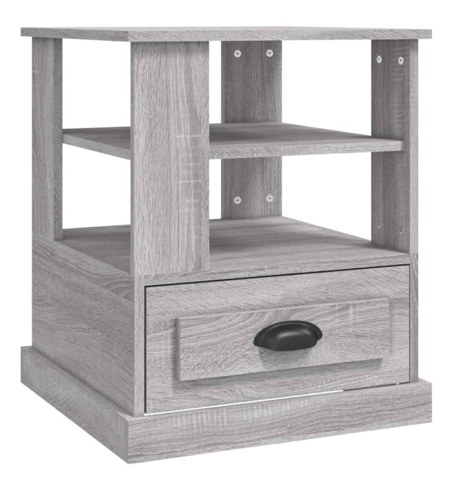 Beistelltisch Grau Sonoma 50x50x60 cm Holzwerkstoff