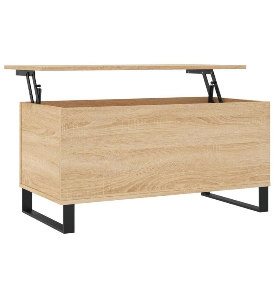 Couchtisch Sonoma-Eiche 90x44,5x45 cm Holzwerkstoff