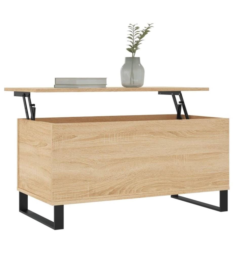 Couchtisch Sonoma-Eiche 90x44,5x45 cm Holzwerkstoff