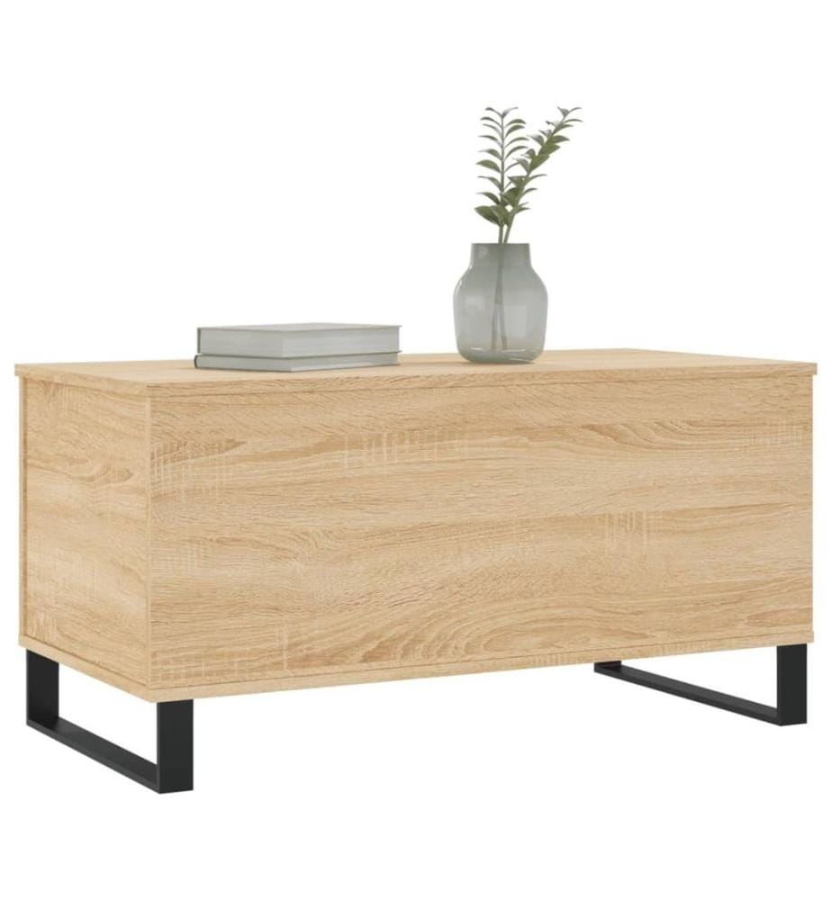 Couchtisch Sonoma-Eiche 90x44,5x45 cm Holzwerkstoff