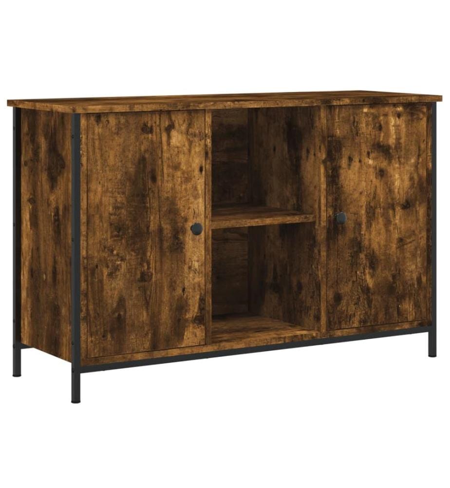 TV-Schrank Räuchereiche 100x35x65 cm Holzwerkstoff