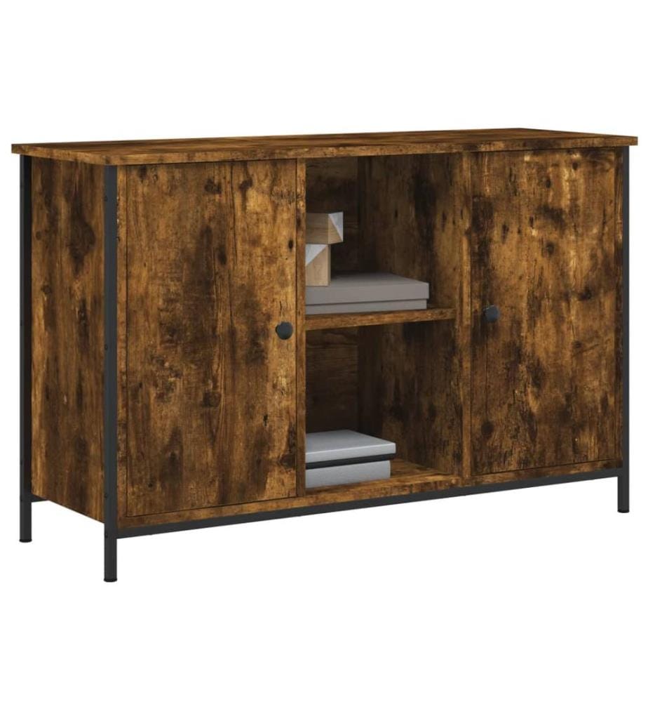 TV-Schrank Räuchereiche 100x35x65 cm Holzwerkstoff