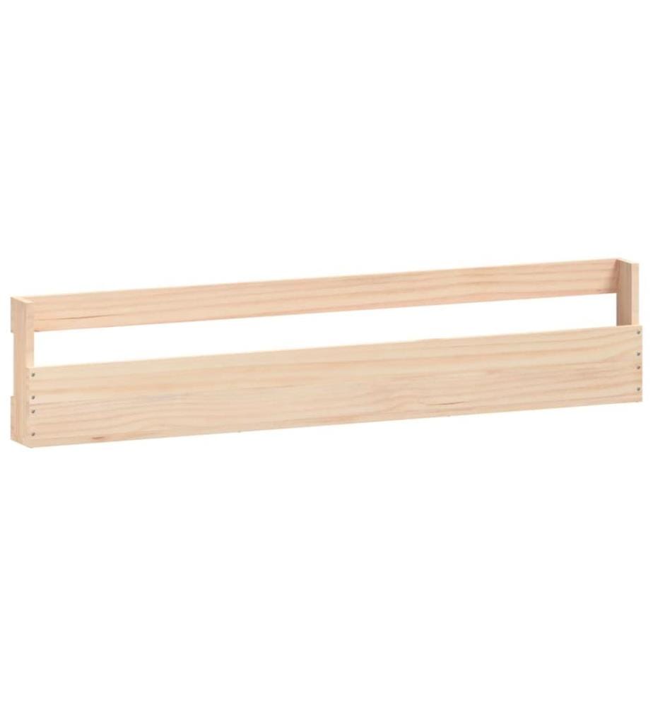 Wand-Schuhregale 2 Stk. 110x9x23 cm Massivholz Kiefer