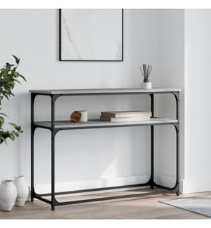 Konsolentisch Grau Sonoma 100x35,5x75 cm Holzwerkstoff