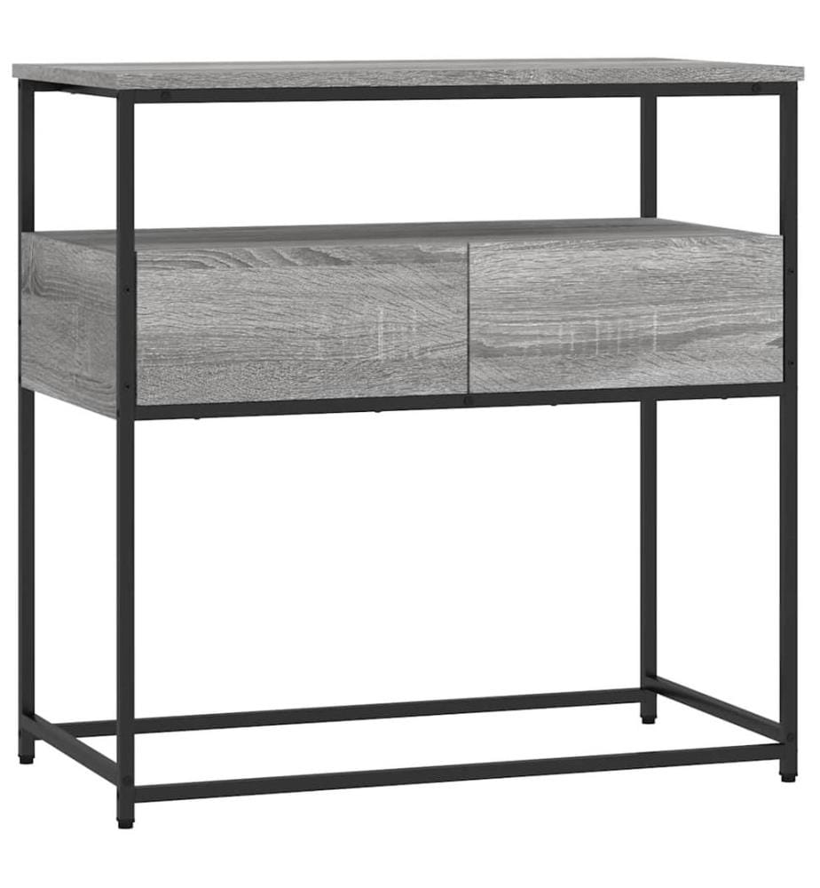Konsolentisch Grau Sonoma 75x40x75 cm Holzwerkstoff