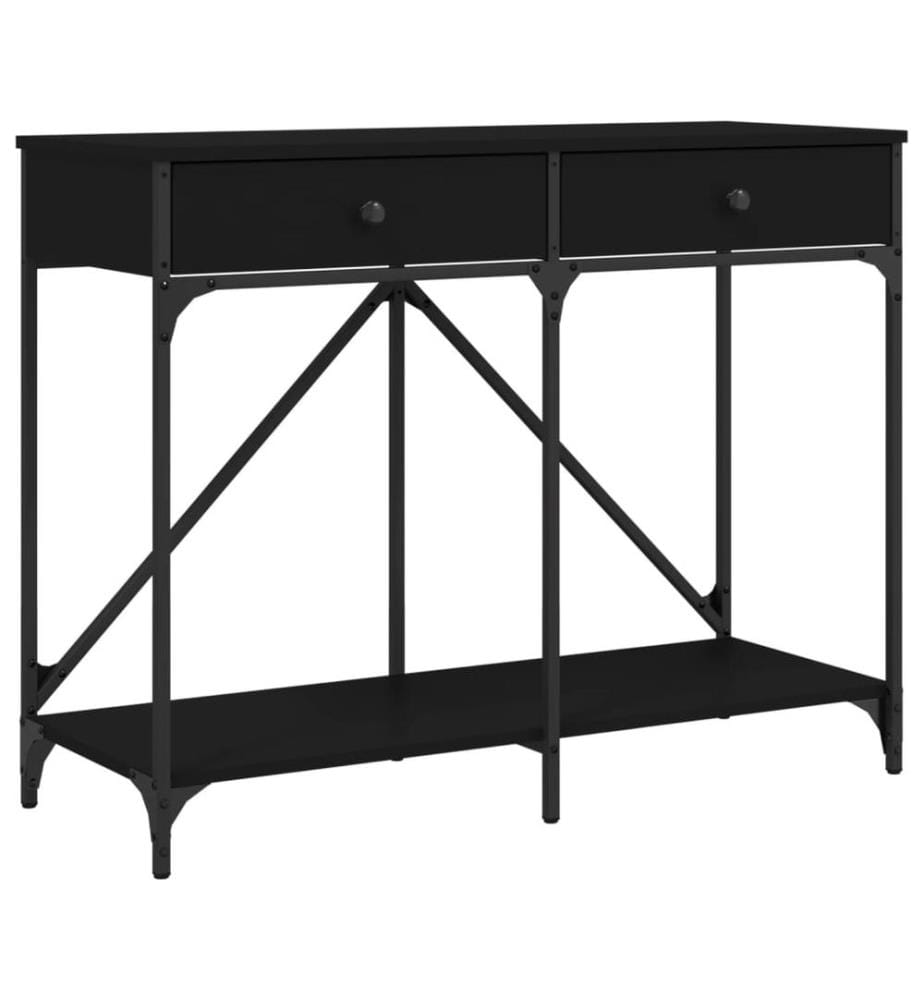 Konsolentisch Schwarz 100x39x78,5 cm Holzwerkstoff