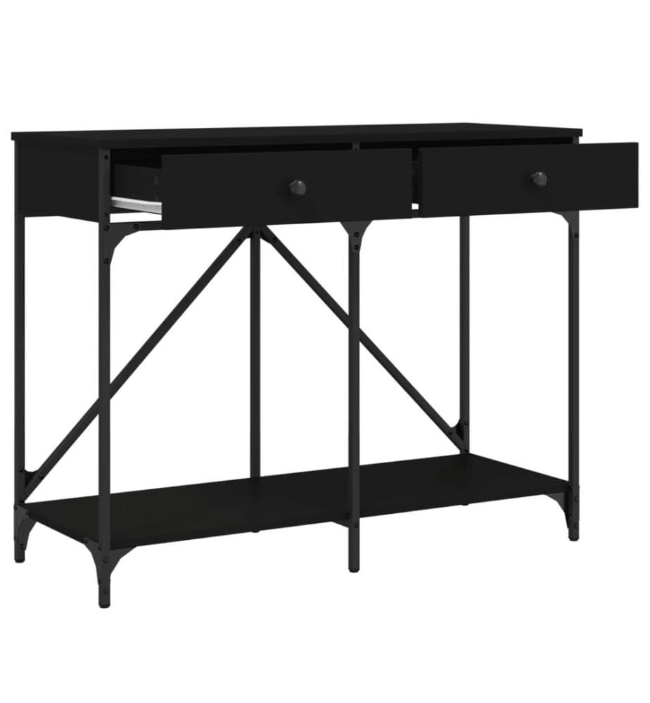 Konsolentisch Schwarz 100x39x78,5 cm Holzwerkstoff