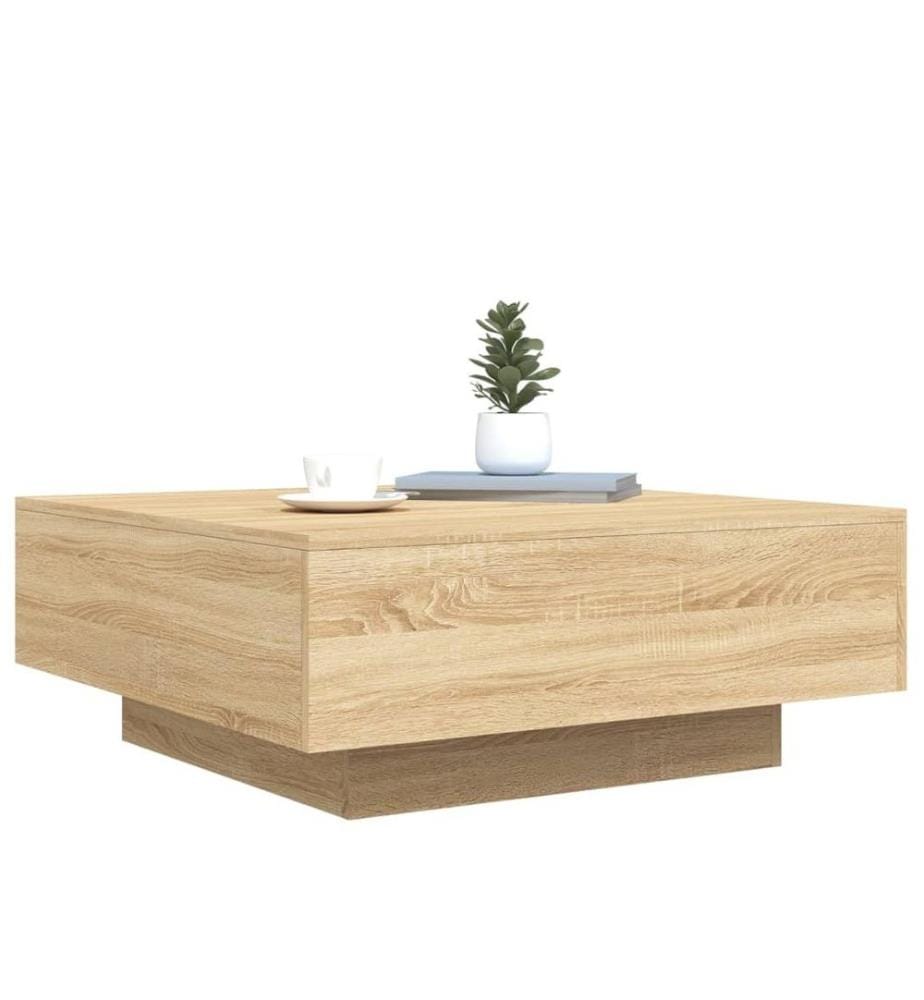 Couchtisch Sonoma-Eiche 80x80x31 cm Holzwerkstoff