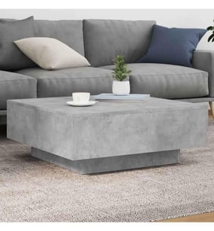 Couchtisch Betongrau 80x80x31 cm Holzwerkstoff
