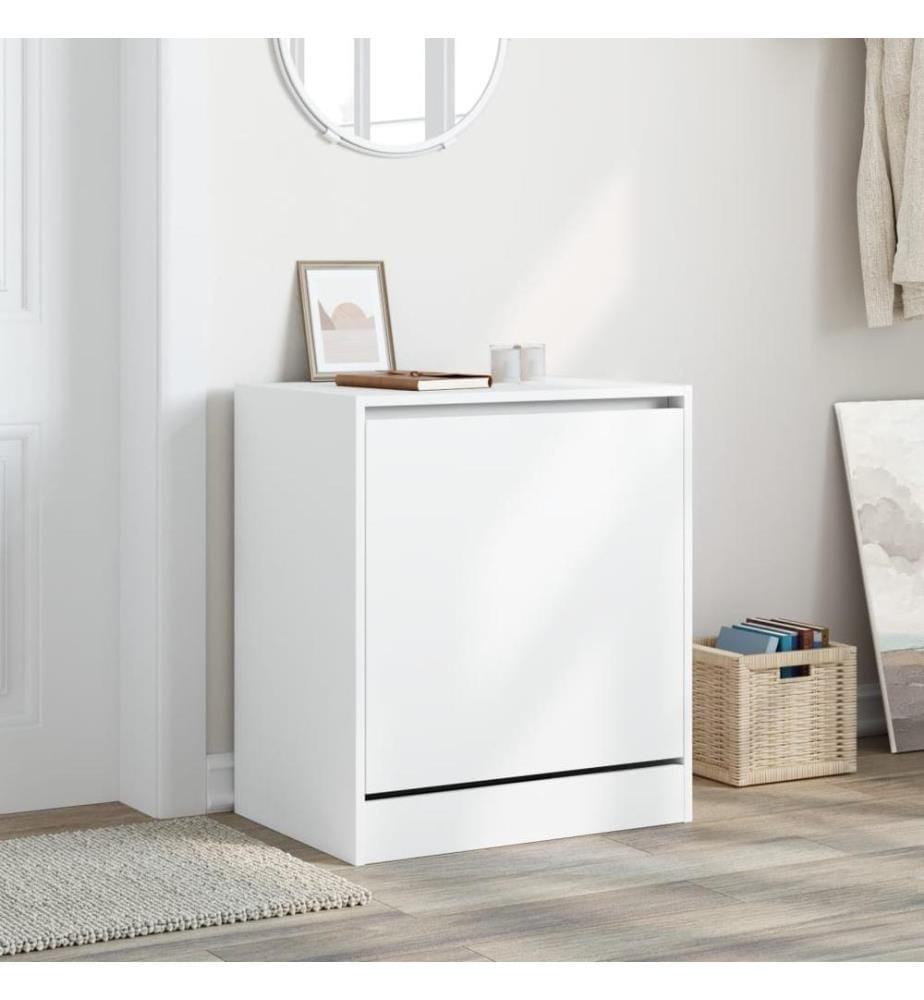 Schuhschrank Weiss 60x42x69 cm Holzwerkstoff