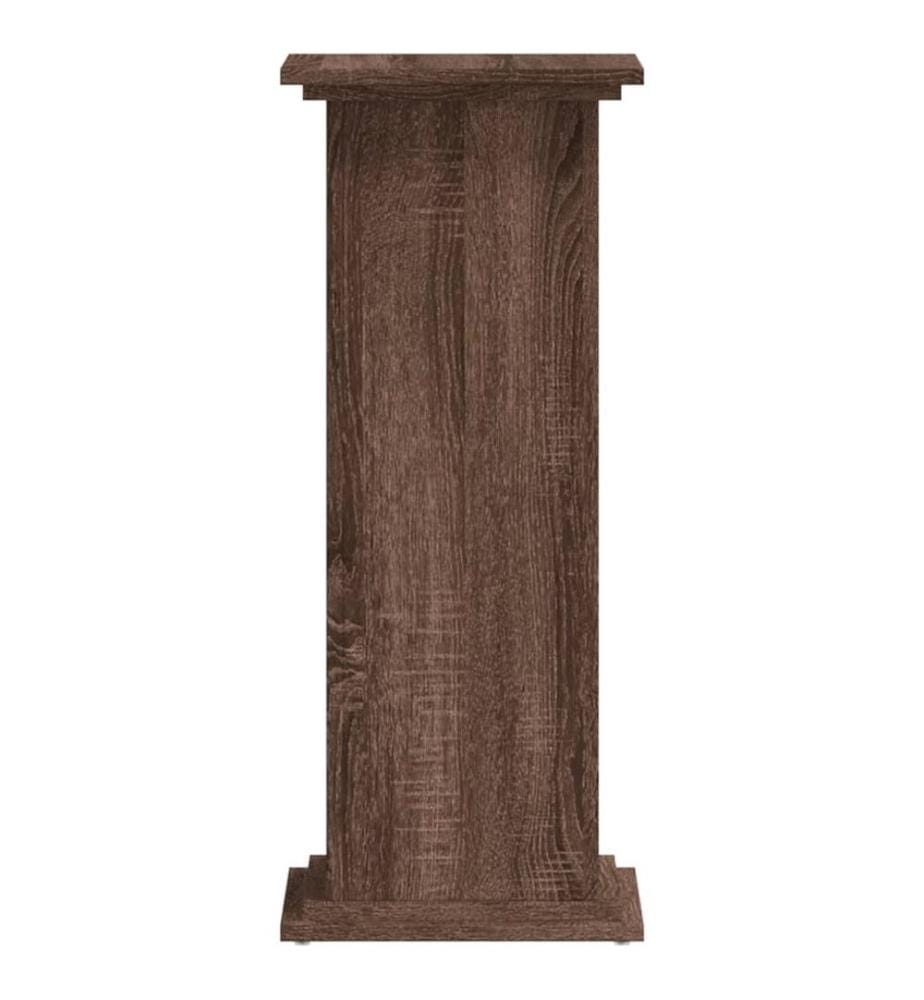 Pflanzenständer Eichen-Optik 33x33x80 cm Holzwerkstoff