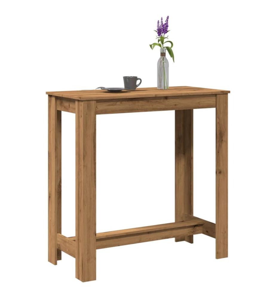 Bartisch Artisan-Eiche 102x50x103,5 cm Holzwerkstoff