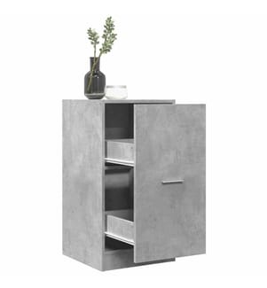 Apothekerschrank Betongrau 40x41x77,5 cm Holzwerkstoff