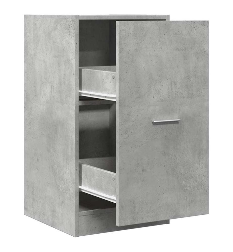Apothekerschrank Betongrau 40x41x77,5 cm Holzwerkstoff