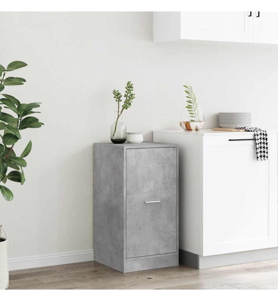 Apothekerschrank Betongrau 40x41x77,5 cm Holzwerkstoff