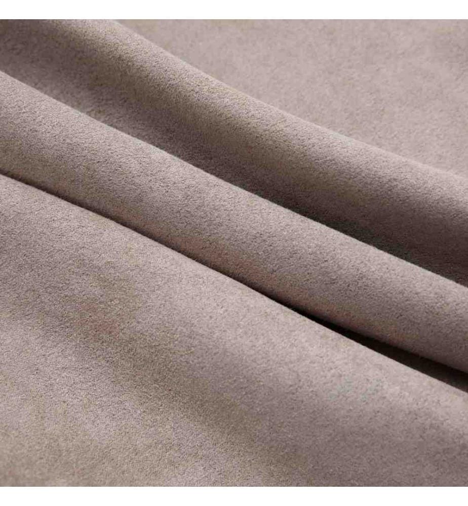 Rideaux occultants avec anneaux en métal 2 pcs Taupe 140x225 cm