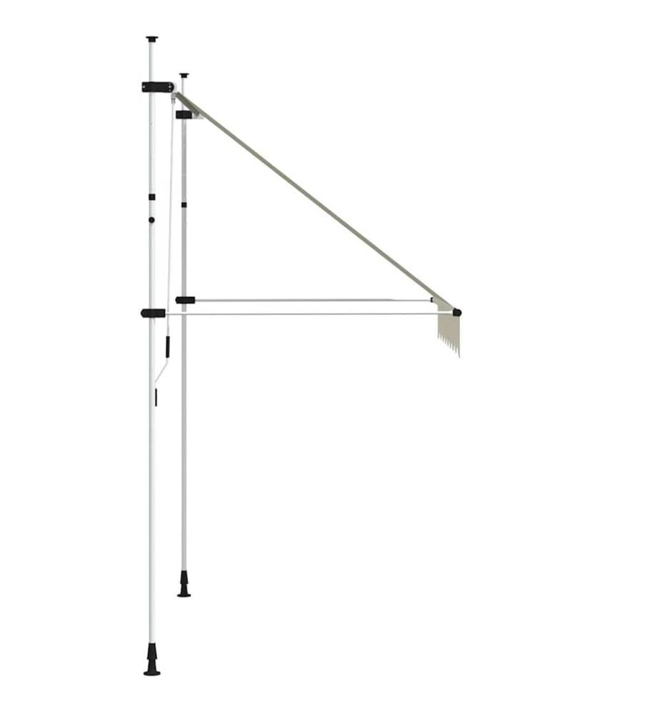 Auvent manuel rétractable 200 cm Crème