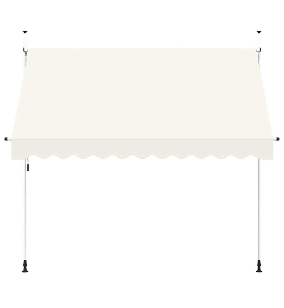 Auvent manuel rétractable 300 cm Crème
