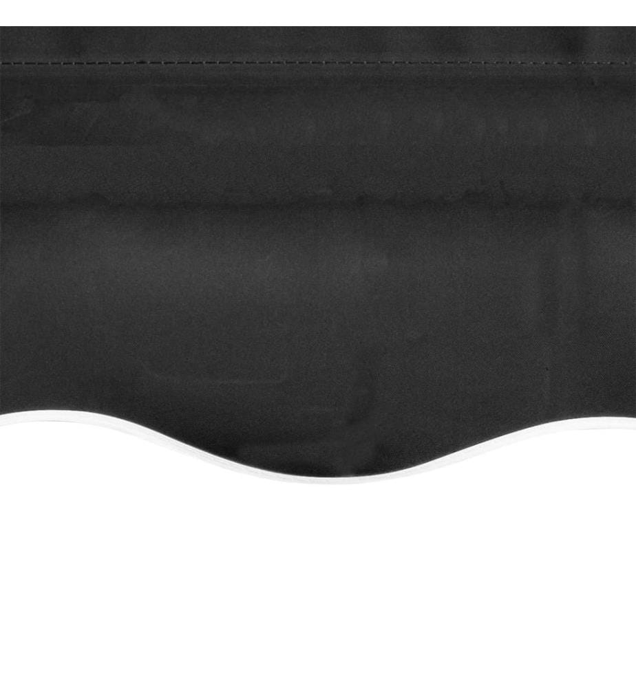 Toile d'auvent Anthracite 600x300 cm