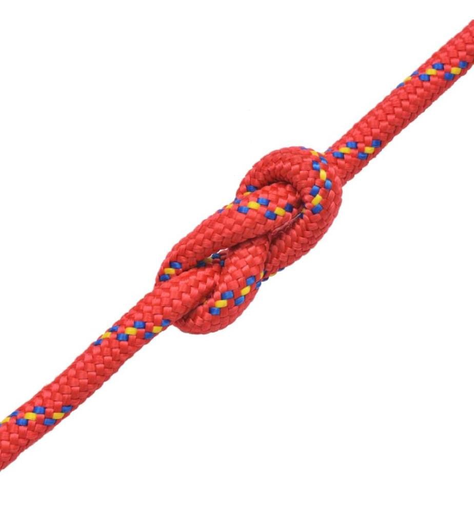 Bootsseil Polypropylen 12 mm 250 m Rot