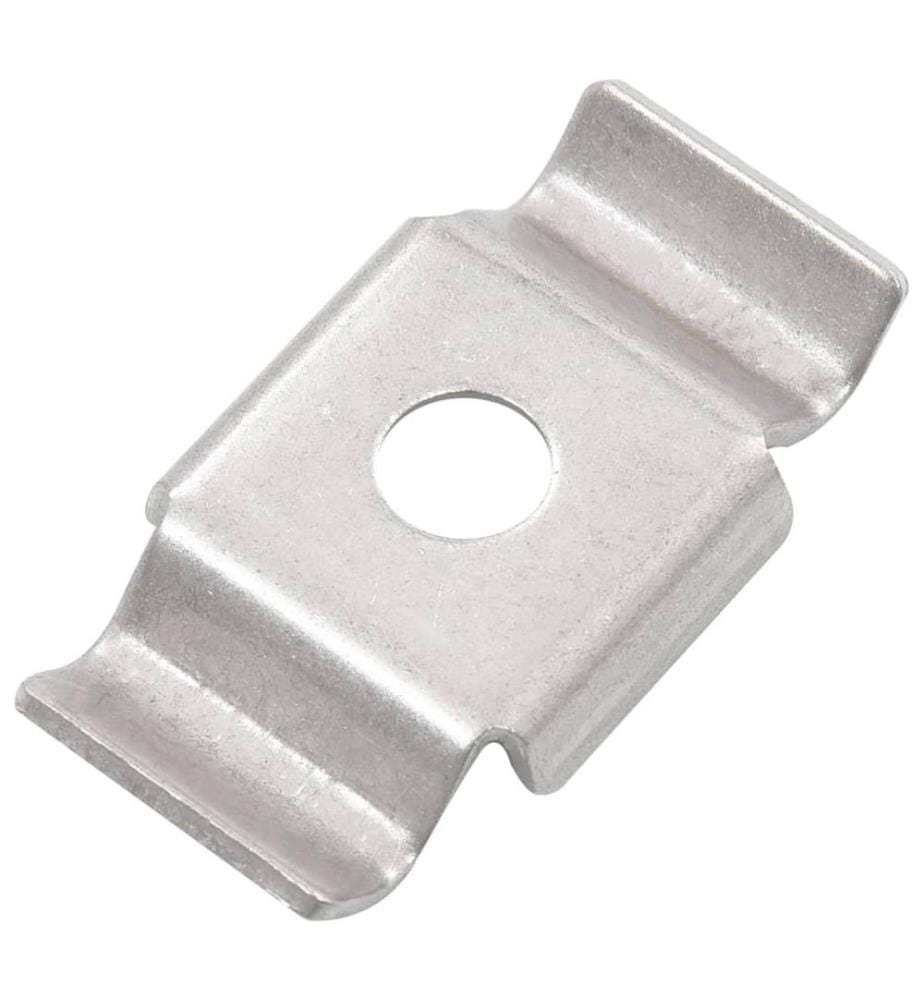 Clips de clôture en papillon 50 pcs Acier inoxydable