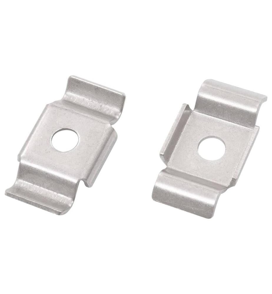 Clips de clôture en papillon 50 pcs Acier inoxydable