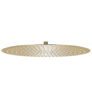 Regenbrause Edelstahl 50 cm Rund Golden