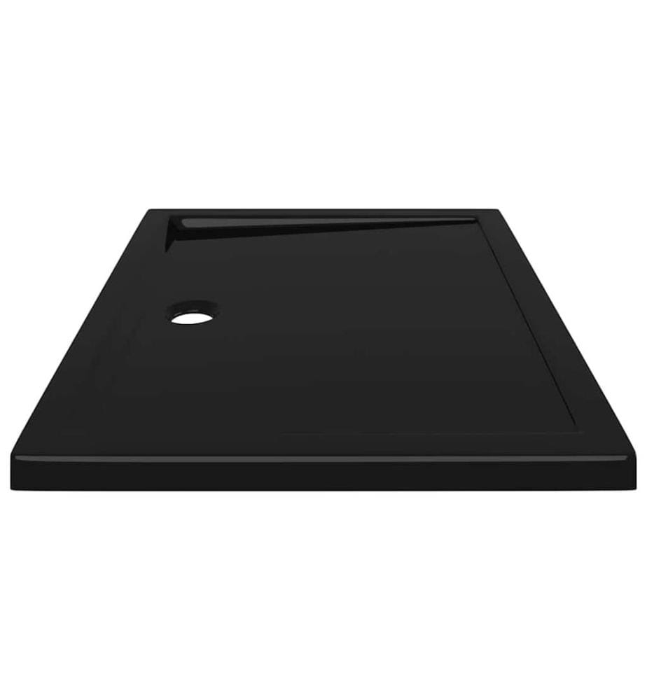Duschtasse ABS Rechteckig Schwarz 70x90 cm