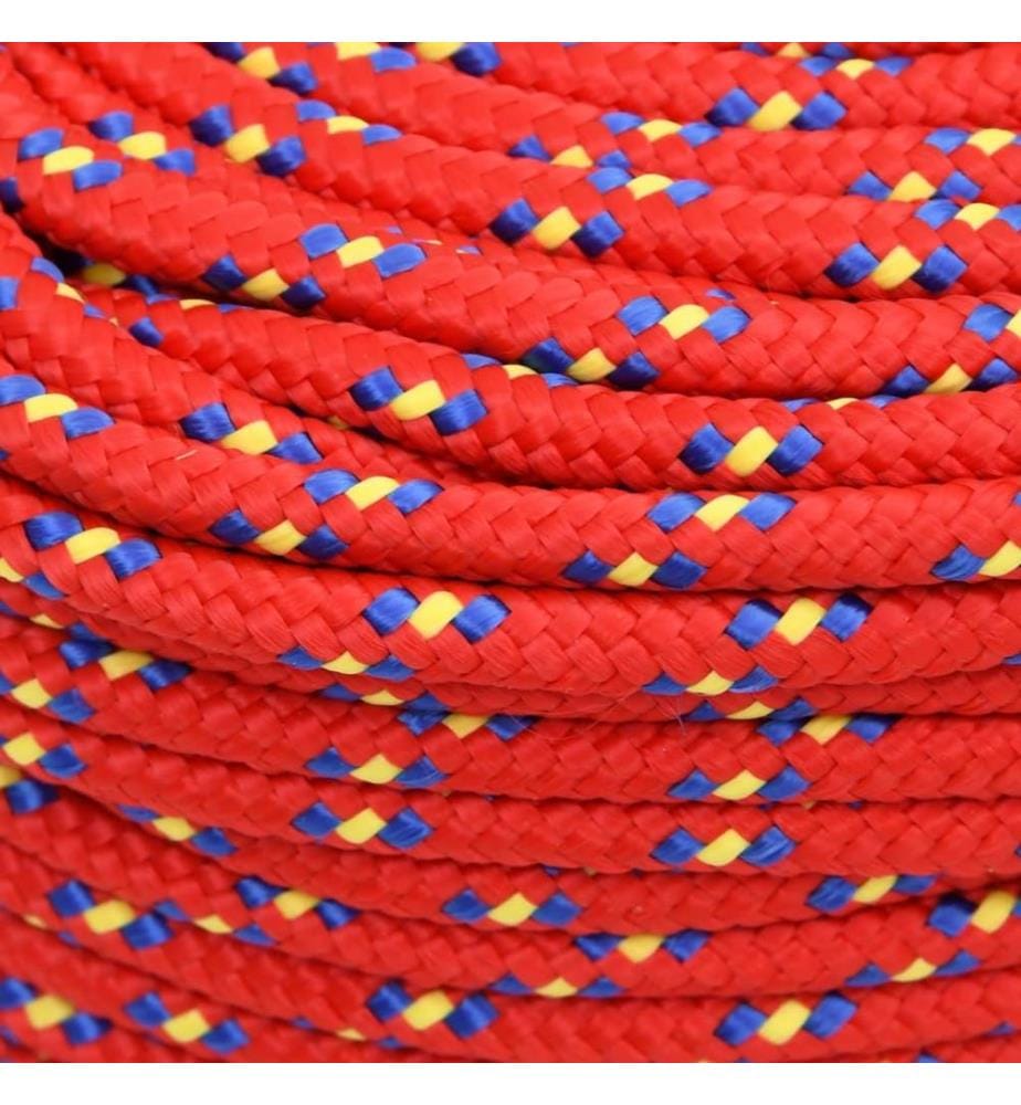 Bootsseil Rot 10 mm 500 m Polypropylen