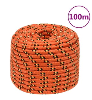 Bootsseil Orange 12 mm 100 m Polypropylen