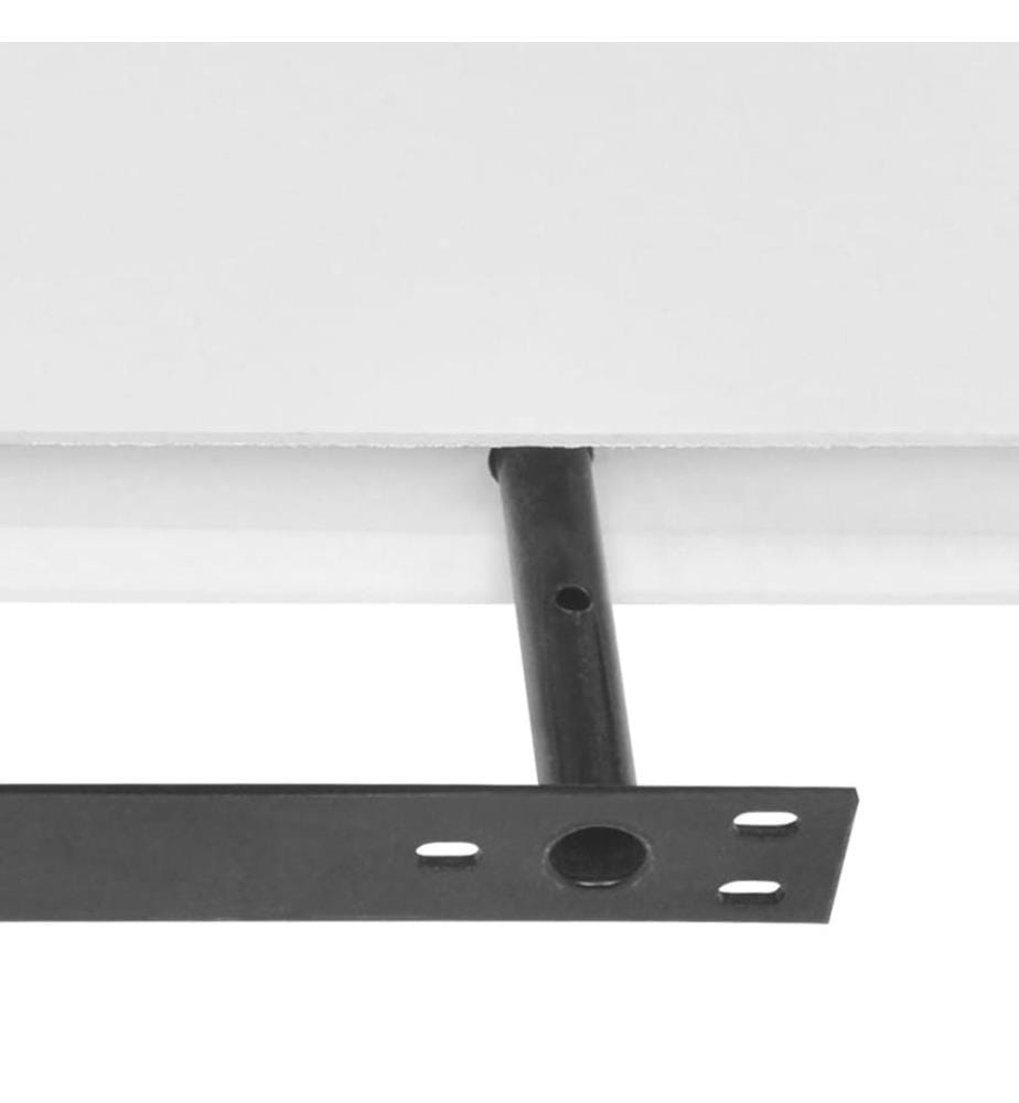 Wandregale 2 Stk. MDF Weiss