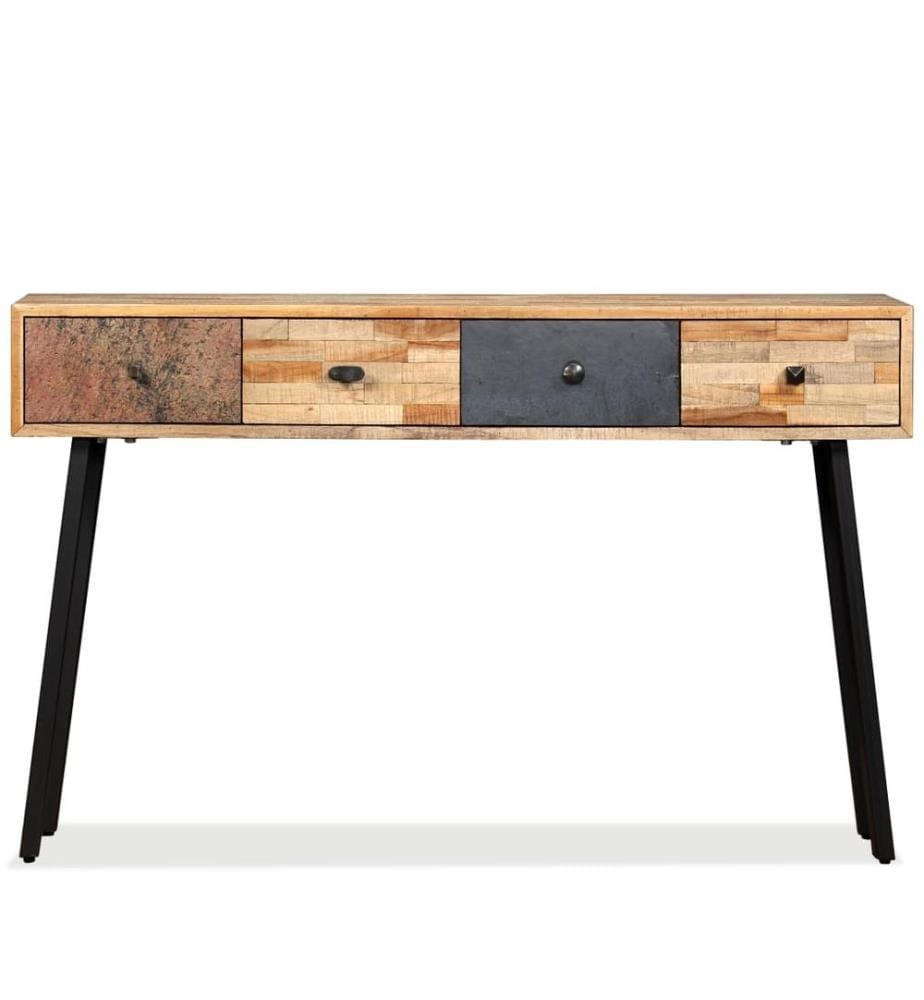 Konsolentisch Recyceltes Teak Massiv 120 x 30 x 76 cm