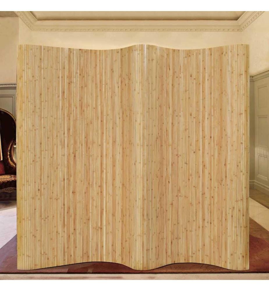 Raumteiler Bambus 250x165 cm Natur
