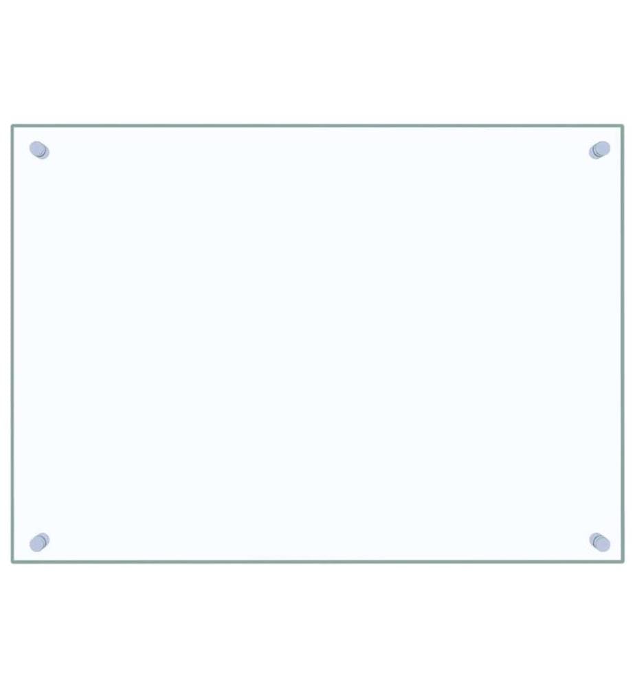 Dosseret de cuisine Transparent 70x50 cm Verre trempé