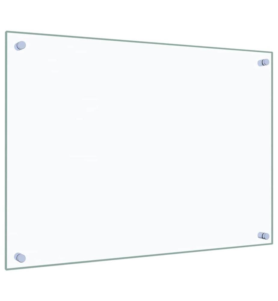 Dosseret de cuisine Transparent 70x50 cm Verre trempé