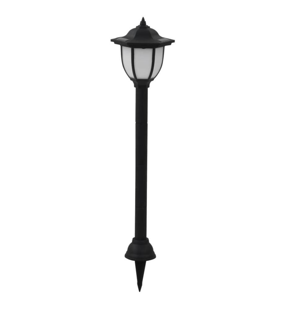 Solar-Aussenleuchten 6 Stk. LED Schwarz