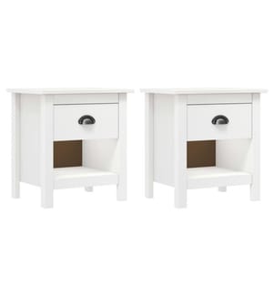 Tables de chevet 2 pcs Hill 46x35x49,5 cm Bois de pin solide