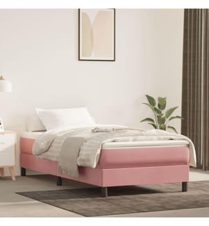 Boxspringbett Rosa 100x200 cm Samt