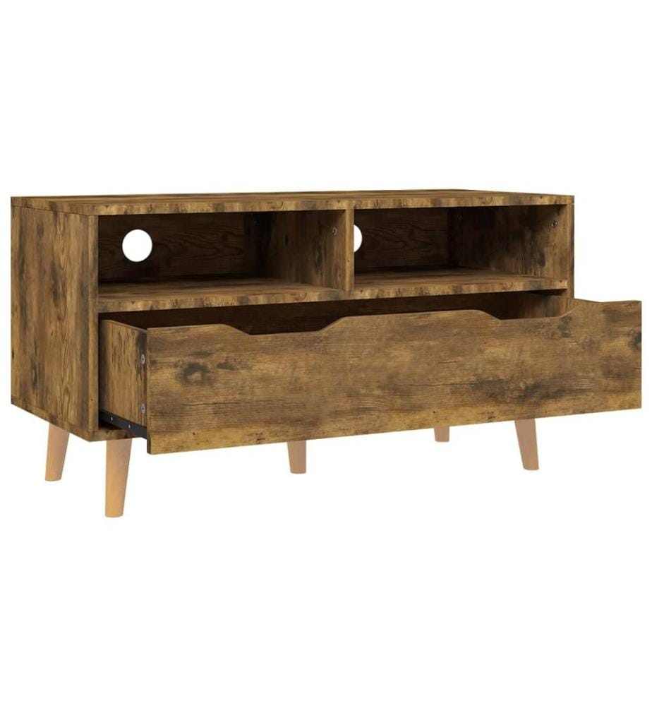 TV-Schrank Räuchereiche 90x40x48,5 cm Holzwerkstoff