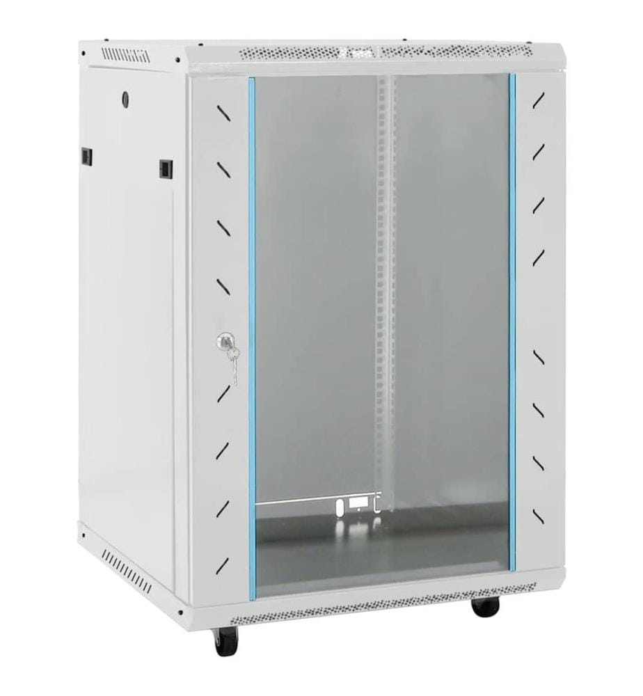 15U Netzwerkschrank 19" IP20 Grau 60x45x86 cm
